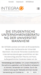 Mobile Screenshot of integra-ev.de